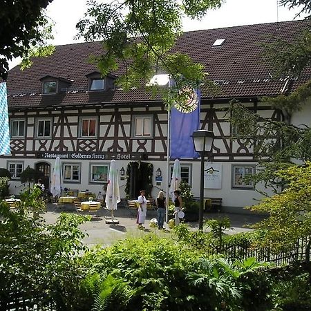Landhotel Goldenes Kreuz 켐프텐 외부 사진